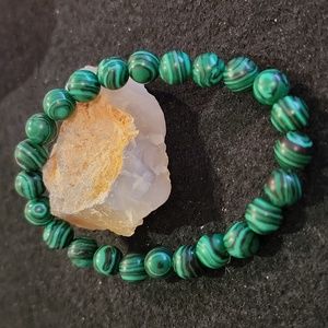 Malachite Stretch Bracelet